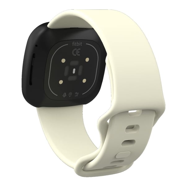 Fitbit Sense 2 / Versa 4 silikone-urrem - Abrikos Størrelse: S