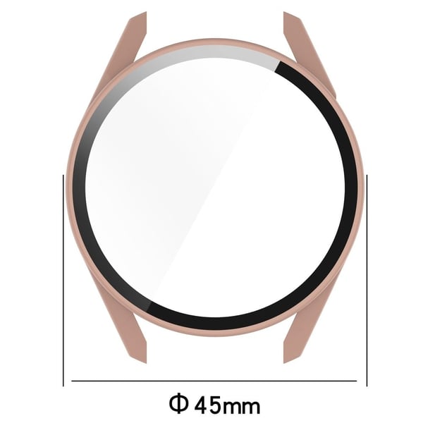 Huawei Watch GT 3 (42 mm) TPU-ramme + skjermbeskytter i herdet glass - Gjennomsiktig