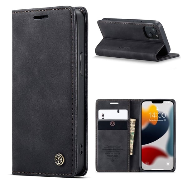 CaseMe iPhone 13 Mini Vintage Etui - Svart