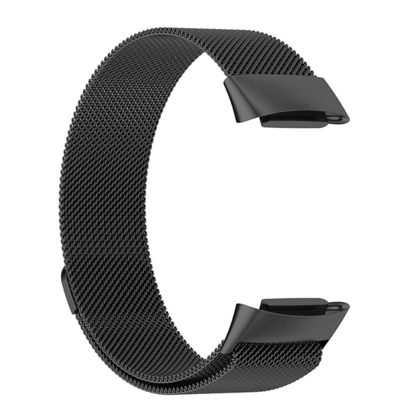 Fitbit Charge 5 milanesisk klokkerem i rustfritt stål - Svart