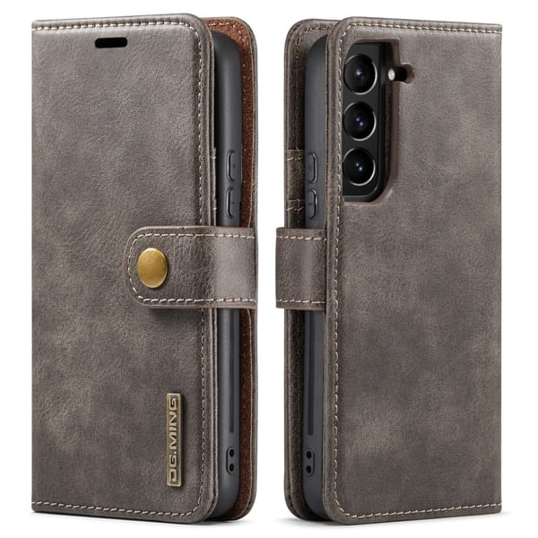 DG.Ming Samsung Galaxy S22 2-in-1 Lommebok Etui - Grå