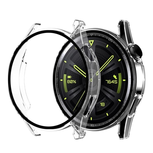 Huawei Watch GT 3 (46 mm) galvaniseringsramme med herdet glass - Gjennomsiktig