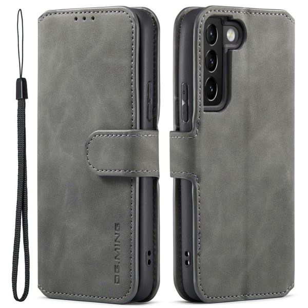 DG.Ming Samsung Galaxy S22 Retro Etui - Grå