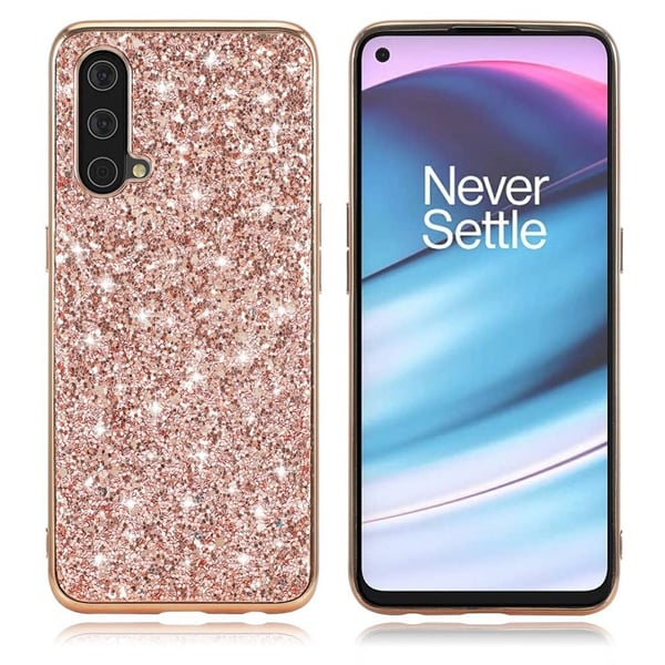 Glitter OnePlus Nord CE 5G Etui - Rødguld