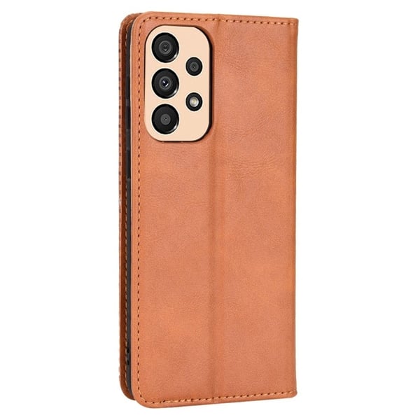 Bofink Vintage Samsung Galaxy A33 5G lærveske - Brun