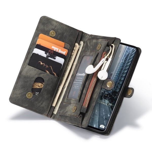 CaseMe Samsung Galaxy A33 5G etui med lynlås / pung - Sort