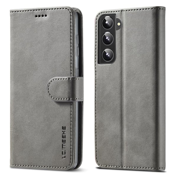LC.Imeeke Samsung Galaxy S22 Plus Flippetui - Grå