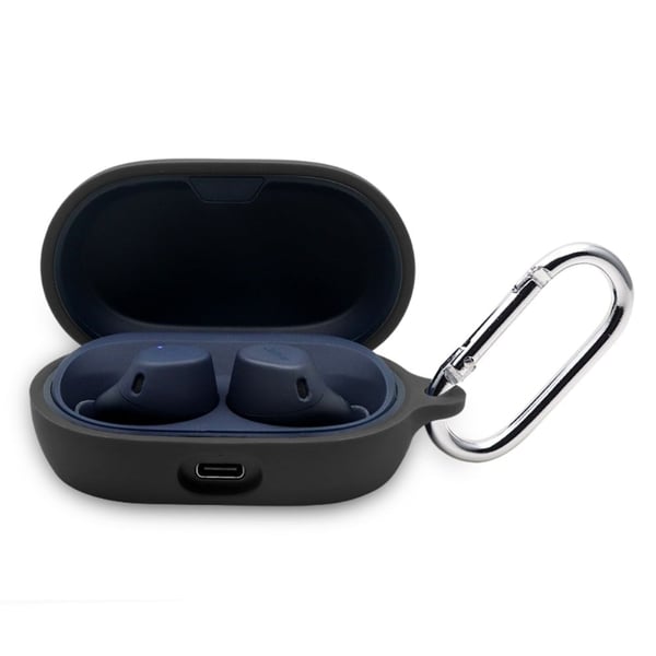 Jabra Elite 7 Active silikoneetui med nøglering - Sort