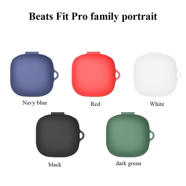 Beats Fit Pro silikonikotelo - Musta