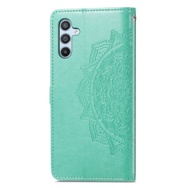 Mandala Samsung Galaxy A54 Läppäkotelo - Vihreä