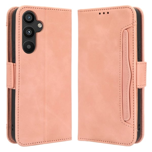 Stilig Læretui med Lommebok til Samsung Galaxy A34 5G - Rosa