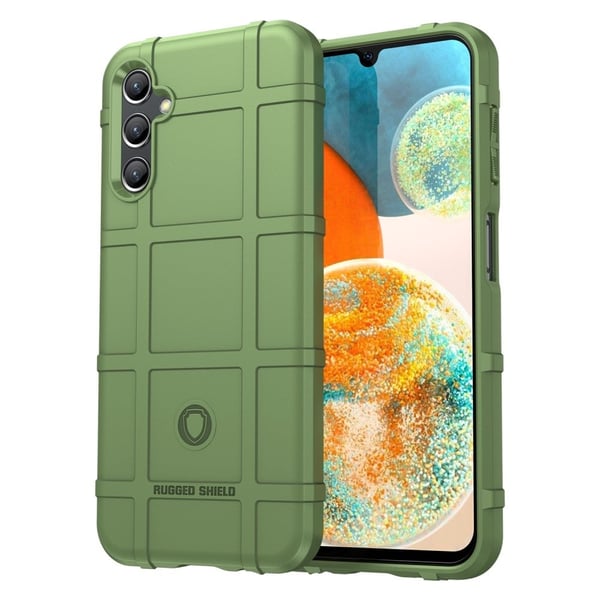 Rugged Shield Suojakotelo Samsung Galaxy A14 - Vihreä