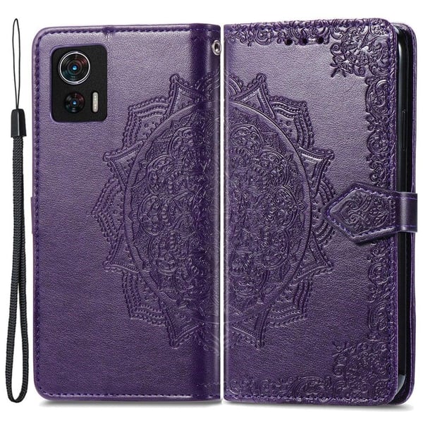 Mandala Motorola Edge 30 Neo Flippetui - Lilla