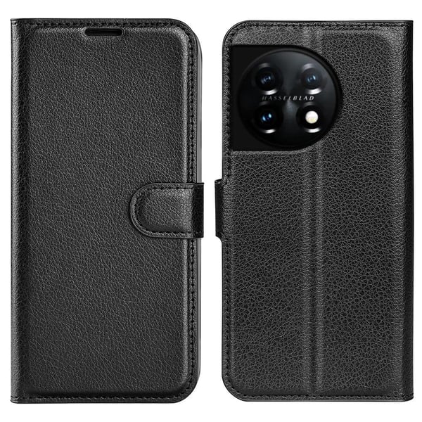 Classic OnePlus 11 Flip Fodral - Svart