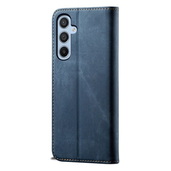 Jeans Samsung Galaxy A54 Flip Etui - Blå