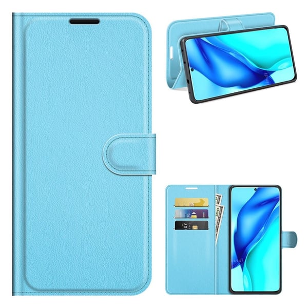 Classic Huawei P50 Pro flip kuoret - Sininen