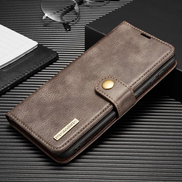 DG.Ming Samsung Galaxy S21 FE 2-in-1 Lommebok Etui - Grå