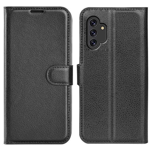 Klassisk Samsung Galaxy A13 4G flip etui - Sort Klassisk Samsung Galaxy A13 4G flip etui - Sort