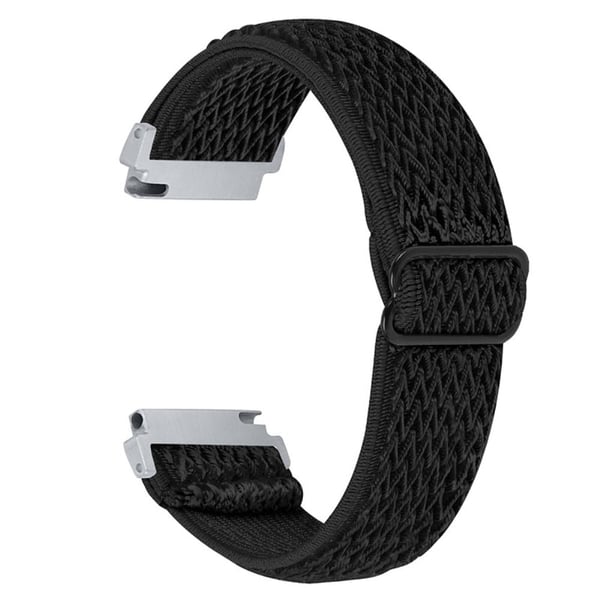 Samsung Galaxy Watch 3 (45mm) / (46mm) elastisk urrem med justerbart spænde - Sort