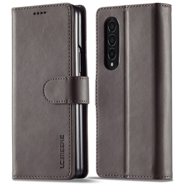 LC.Imeeke Samsung Galaxy Z Fold3 5G Flip Etui - Mørkebrun