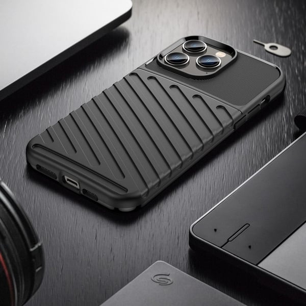 Thunder iPhone 14 Pro Max Etui - Svart