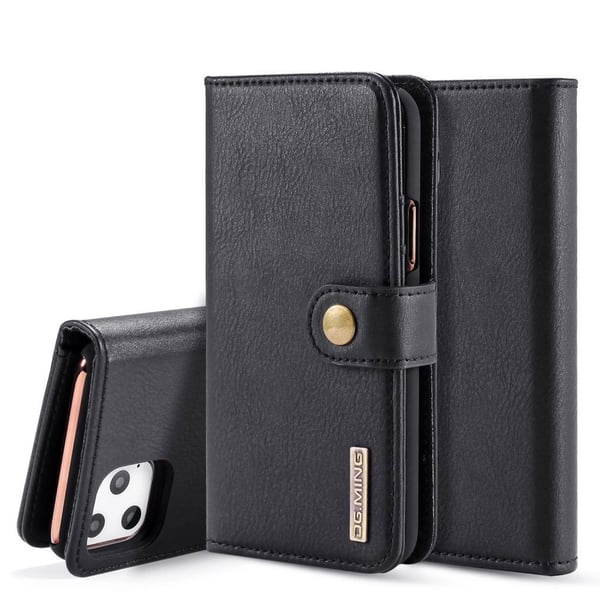 DG.MING iPhone 11 Pro 2-in-1 Wallet Etui - Svart
