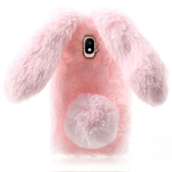Samsung Galaxy J3 (2017)Sød kanin med blød pels - Pink