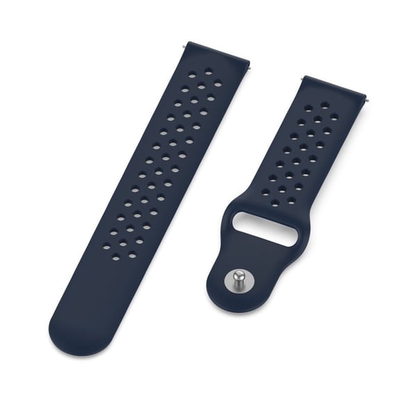 22mm Polar Vantage M silikon watch band - Svart Blå