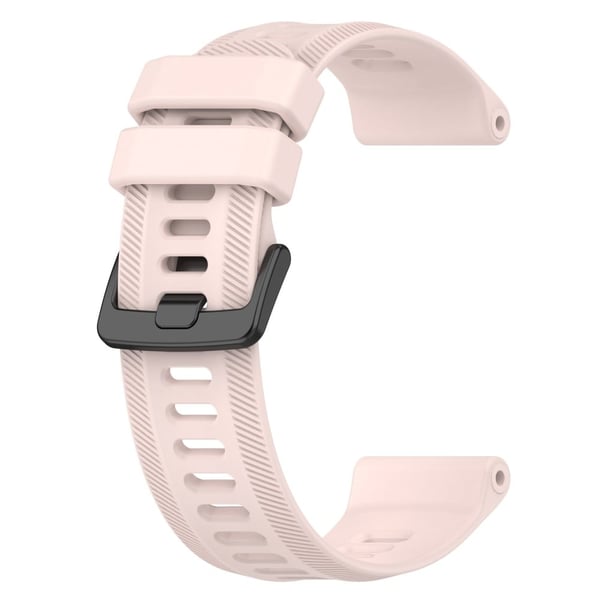 Silikoneurrem i twill-design til Garmin-ur - Lyserød