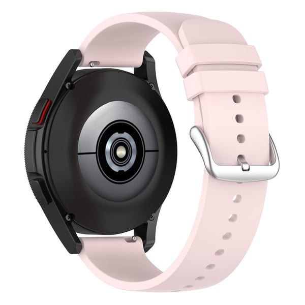 20mm Universal yksinkertainen kellonhihna - Hopea Solki / Vaalea Pinkki