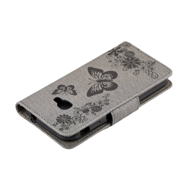 Butterfly Samsung Galaxy Xcover 4S Etui - Grå