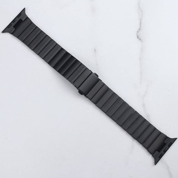 Apple Watch Series 8 (45 mm) / Watch Ultra urrem i rustfrit stål - Sort