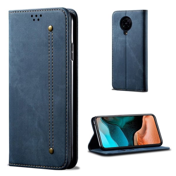Jeans Xiaomi Redmi K30 Pro / Poco F2 Pro veske - Blå