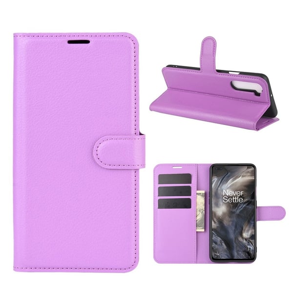 Classic OnePlus Nord Flip Etui - Lilla