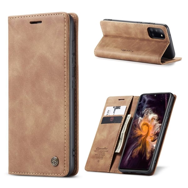 CaseMe Samsung Galaxy A31 Vintage Etui - Brun