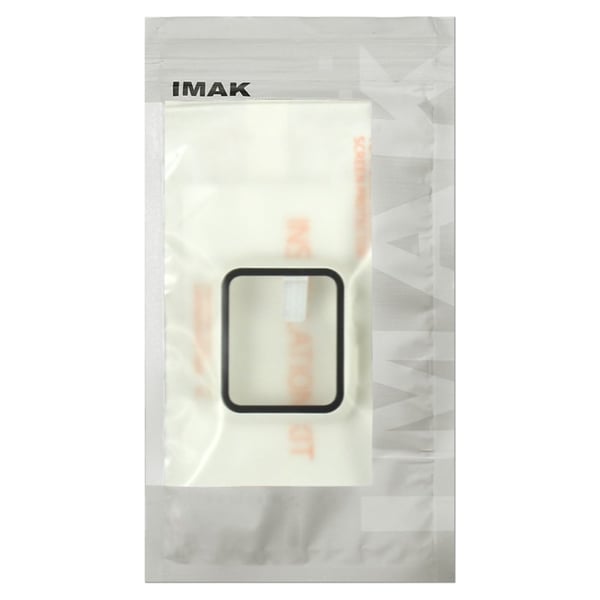 IMAK Apple Watch SE 2022 (40mm) suojus karkaistulla lasilla - Musta