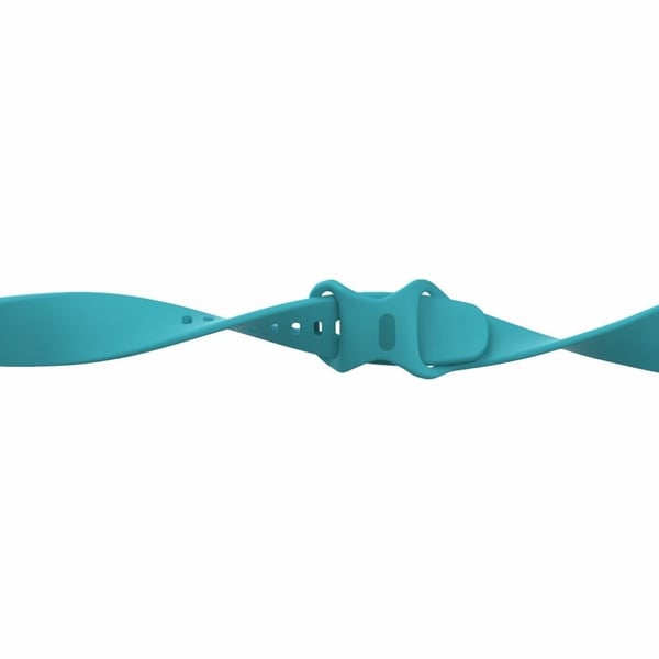 Fitbit Versa 3 / Sense silikonarmbånd - Cyan Størrelse: L