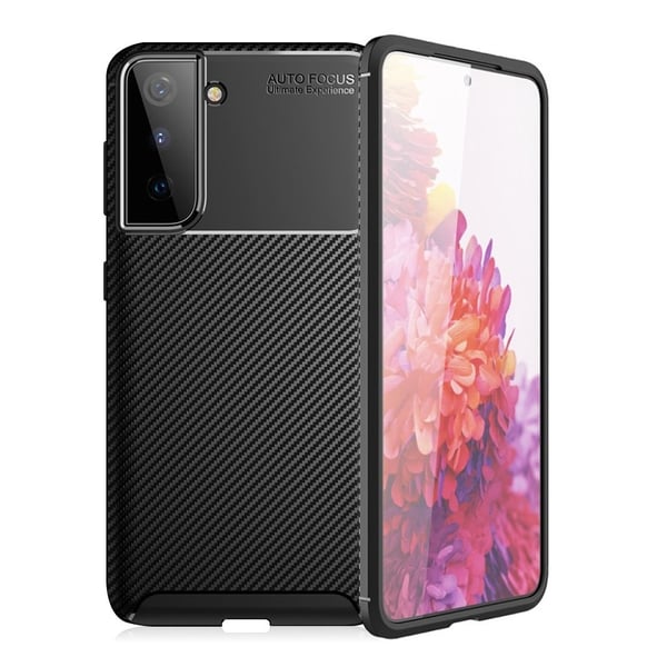 Carbon Shield Samsung Galaxy S21 kotelo - musta