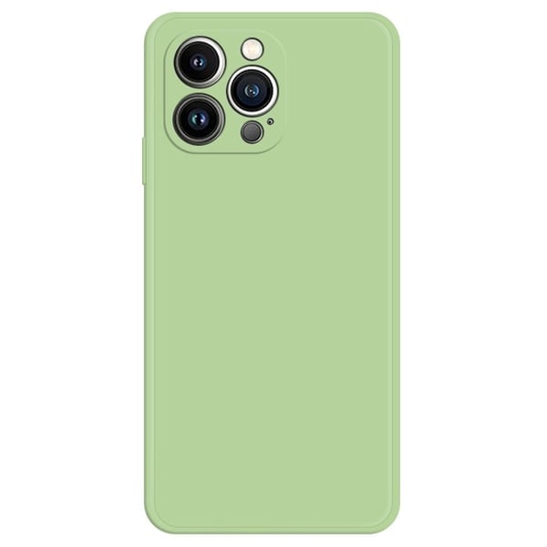 Skrått gummiert anti-falldeksel for iPhone 14 Pro Max - Grønn