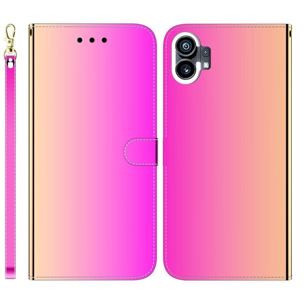 Mirror Nothing Phone (1) Flip Etui - Rose