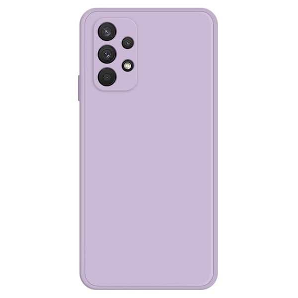 Avfaset gummiert anti-falldeksel for Samsung Galaxy A32 - Lilla
