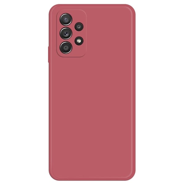 Skrått gummiert anti-falldeksel for Samsung Galaxy A52s 5G / A52 5G / A52 - Rød