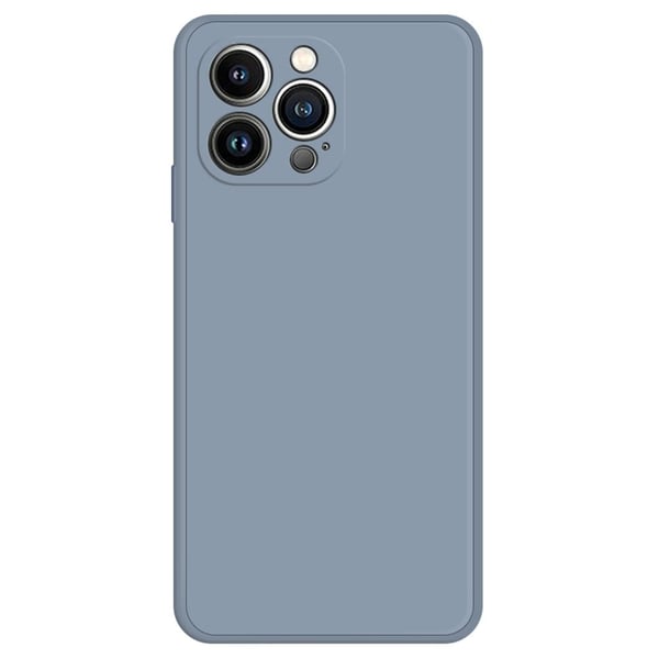 Skråt gummicover mod fald til iPhone 14 Pro Max - Gråblå