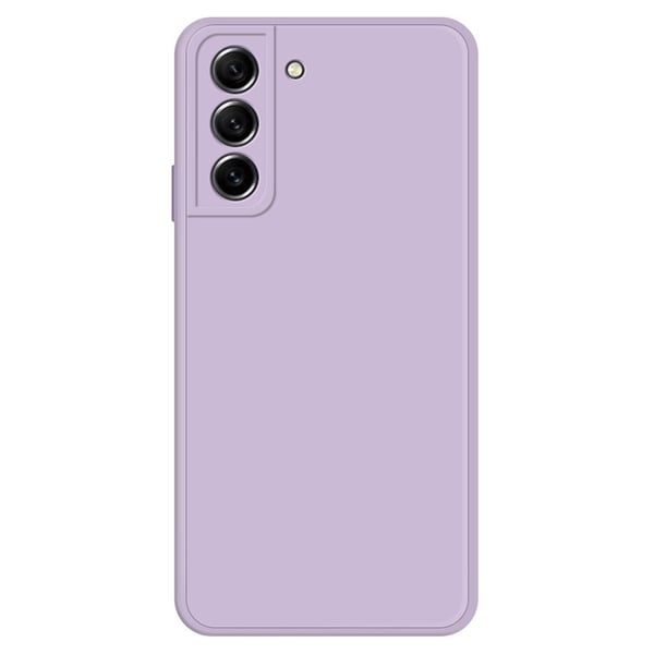 Avfaset gummiert anti-drop-deksel for Samsung Galaxy S21 FE - Lilla Avfaset gummiert anti-drop-deksel for Samsung Galaxy S21 FE - Lilla