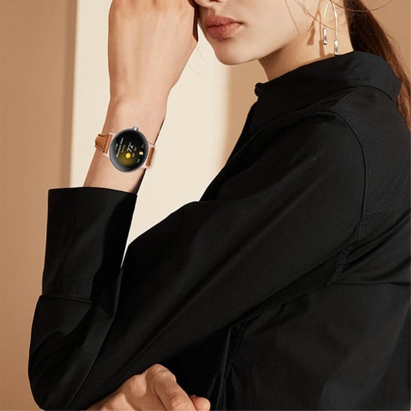 Google Pixel Watch Urrem i ægte læder - Brun