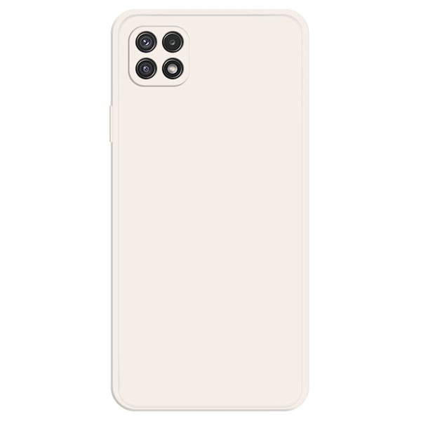 Avfaset gummiert anti-falldeksel for Samsung Galaxy A22 5G - Beige