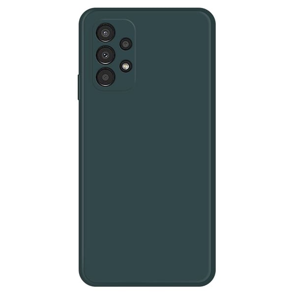 Avfaset gummiert anti-falldeksel for Samsung Galaxy A13 4G - Svartgrønn