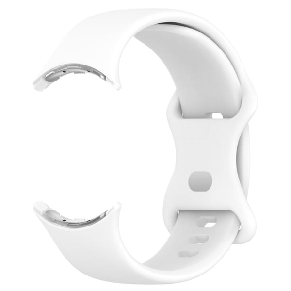 Google Pixel Watch silikoninen ranneke - Valkoinen