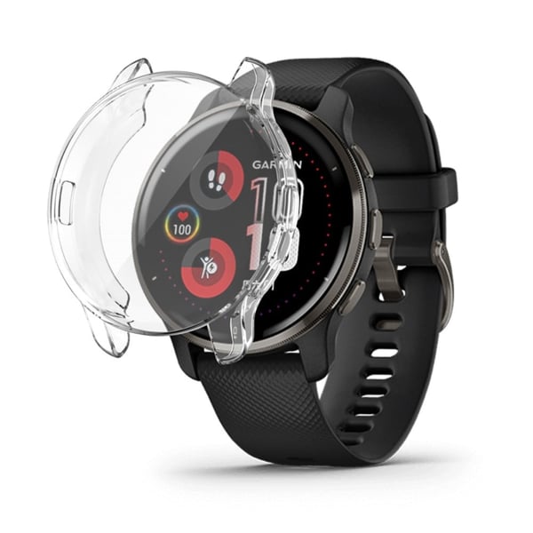 Garmin Venu 2 Plus beskyttelsesdeksel - Gjennomsiktig