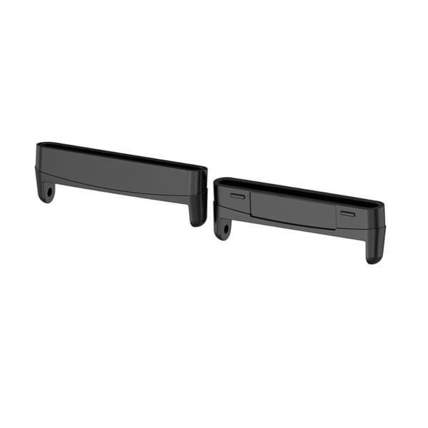 1 par Fitbit Sense 2 / Versa 4 / 3 metaladapter - Sort
